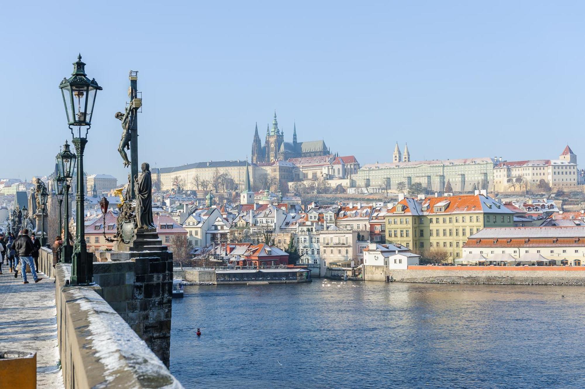 Appartamento Premium Apart With A Balcony Praga Esterno foto